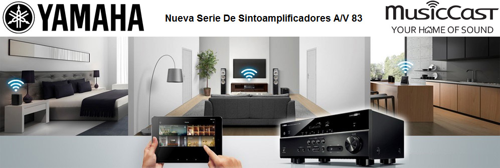 Nuevas serie de Sintoamplificadores A/V Yamaha RX-V 83